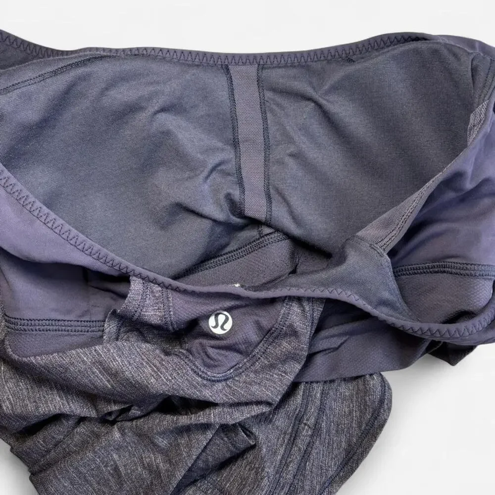 Lululemon Women Size 6 Heathered Blue Athletic Tank